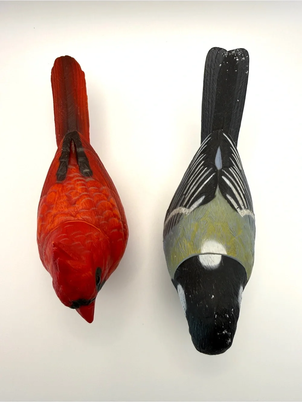 Set of 2 Collectible Vtg Takara 2004 Breezy Singers Motion-Activated Bird Toys